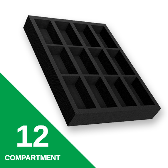 12 Compartment Tray